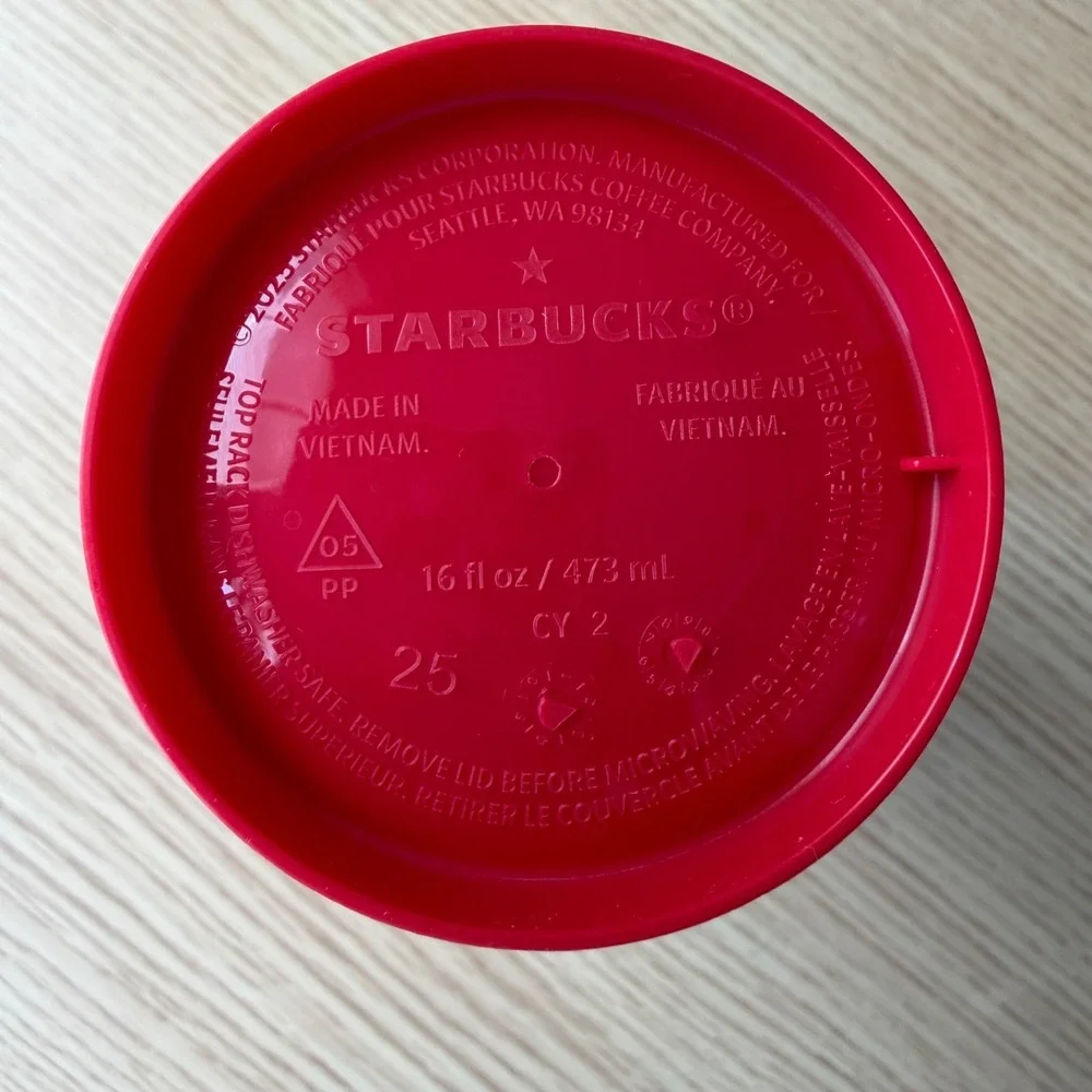 Starbucks Christmas 2025 Red Cup Day 16oz Xmas Holiday Reusable Cup